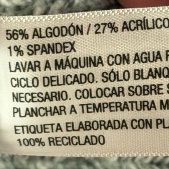 TWO "a new day" brand Short Long Sleeve VNeck Sweaters (Grey & Wheat) SIZE SMALL - Picture 6 of 11